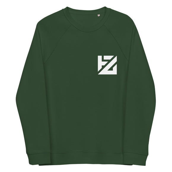 Unisex organic raglan sweatshirt - Flozone