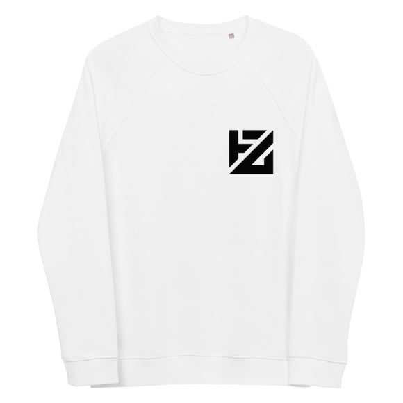 Unisex organic raglan sweatshirt (W) - Flozone